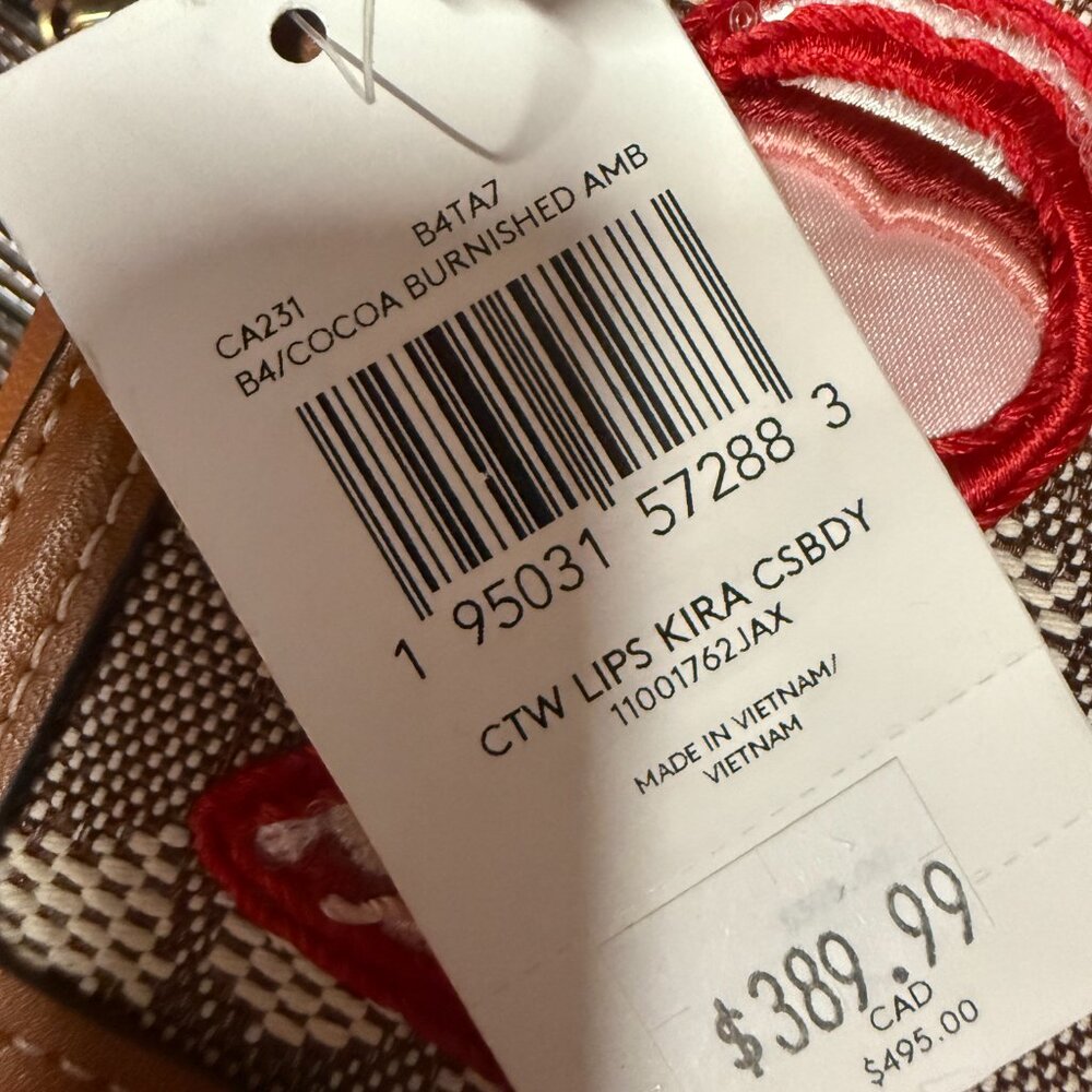 Coach X Tom Wesselmann Kira Crossbody In Signature Textile Jacquard CA231 - Picture 8 of 8